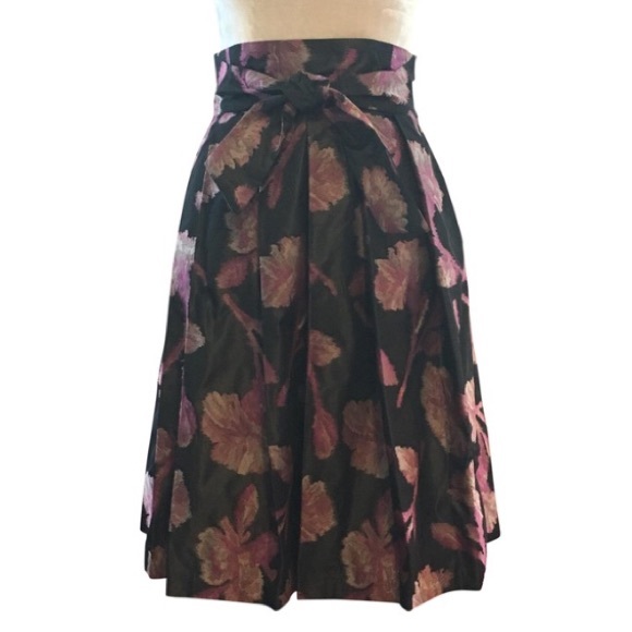 Eva Franco Jacquard Floral Skirt - Picture 1 of 9